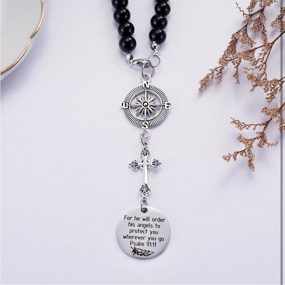 Rear View Mirror Car Charm, Psalm 91:11, Bible Verse, Religious Gifts
NEW - Picture 3 of 6